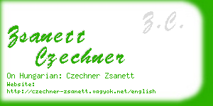 zsanett czechner business card